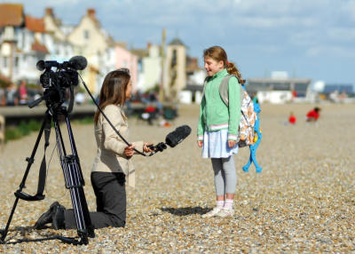 May interviewed by Lorna Ramsay from Anglia News